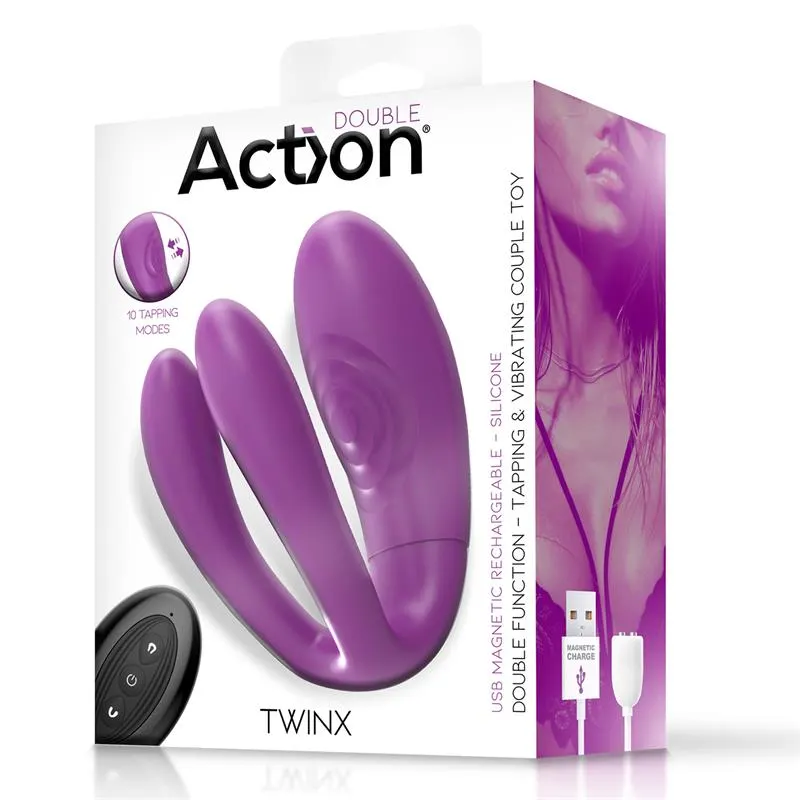 Twinx Vibrador para Parejas con Tapping · ACTION · Vibradores — foto 10