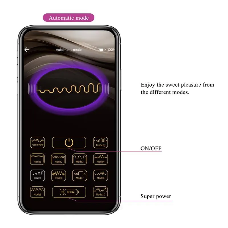 August Vibrador de Parejas con App Lila · PRETTYLOVE · Estimuladores de Clítoris — Foto 11