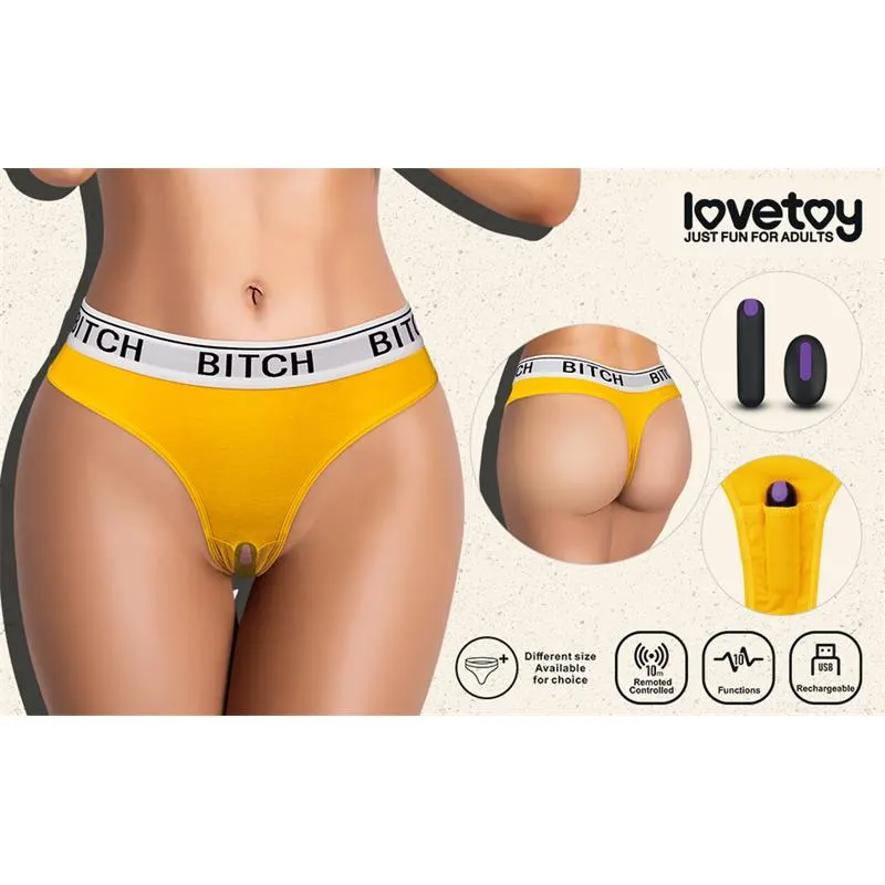 Braguita Abierta con Bala Vibradora y Control Remoto Talla M · LOVETOY · Estimuladores de Clítoris — Foto 11