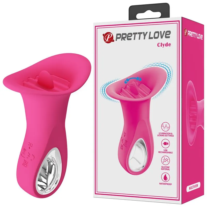 Clyde Vibrador Oral con Lengua · PRETTYLOVE · Estimuladores de Clítoris