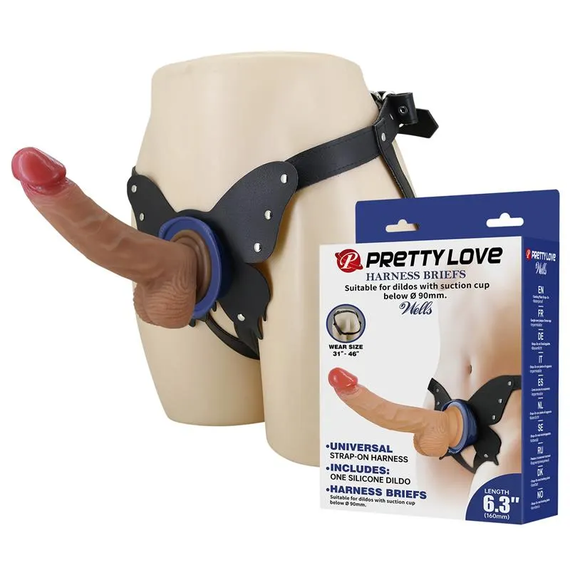 Wells Arnés Universal con Dildo · PRETTYLOVE · Dildos