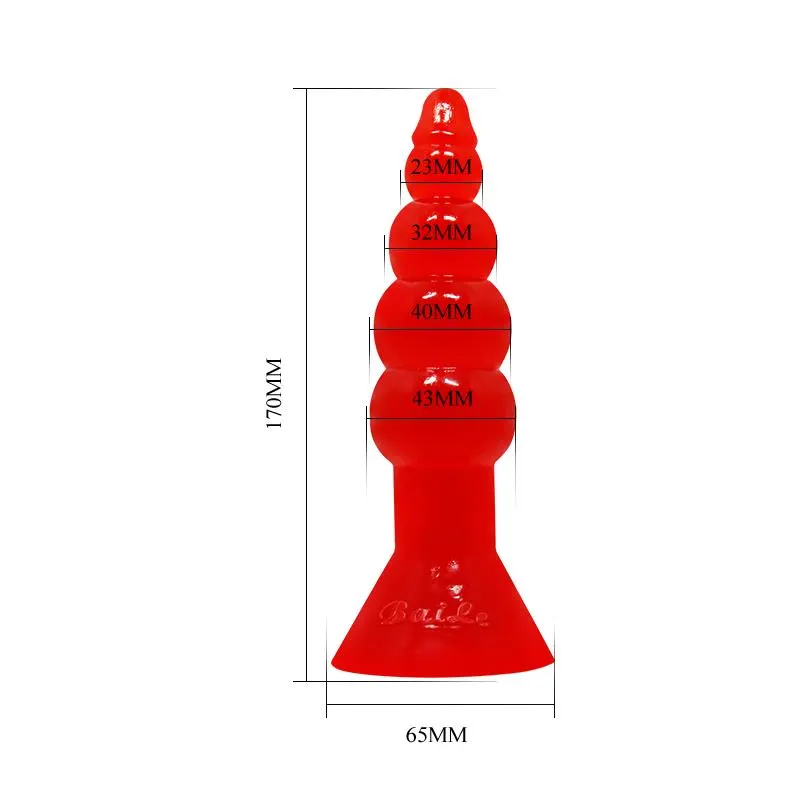 Baile Plug Anal Forma Bulbosa Color Naranja · BAILE · Anal — photo 6