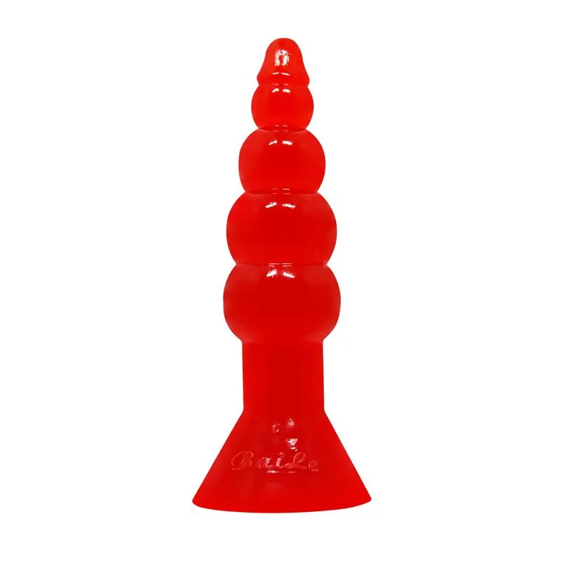 Baile Plug Anal Forma Bulbosa Color Naranja · BAILE · Anal
