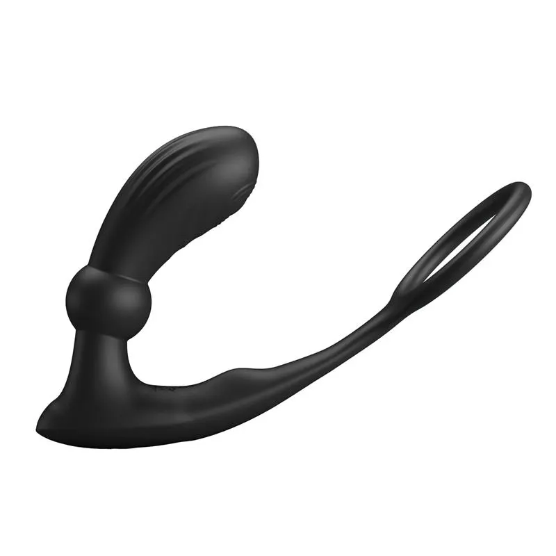 Warren Plug Anal y Anillo para el Pene con Vibración y Pulsación a Control Remoto · PRETTYLOVE · Anal — Foto 3
