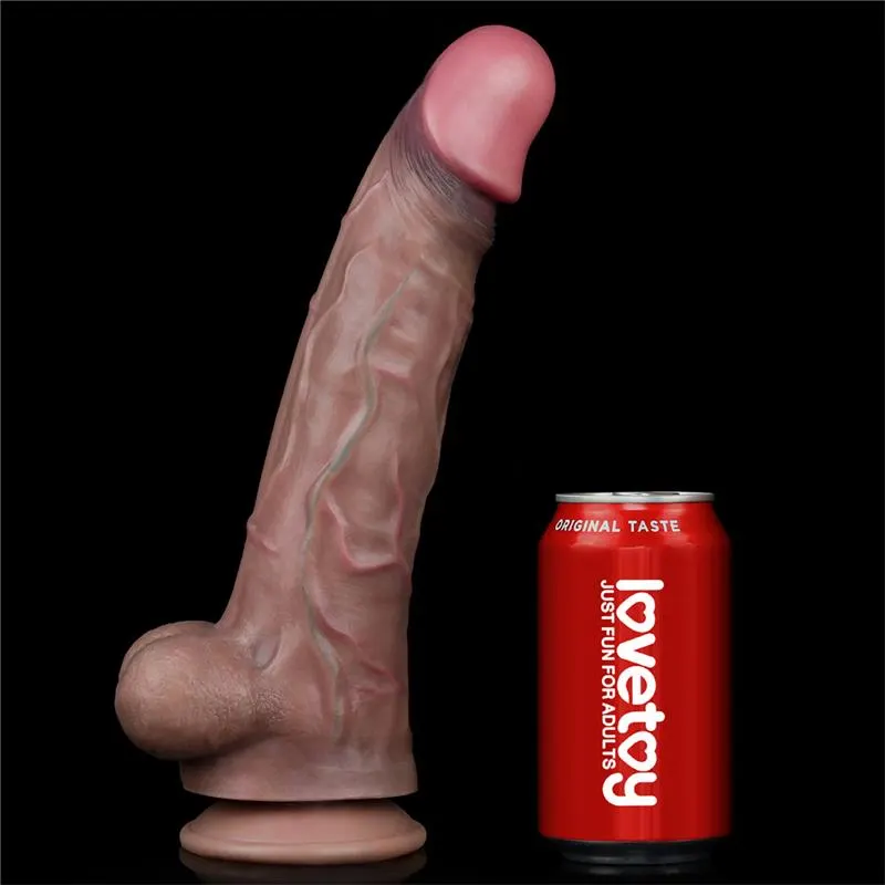 Dildo Realista Doble Capa Silicona Platinum 11.5 · LOVETOY · Dildos — photo 7