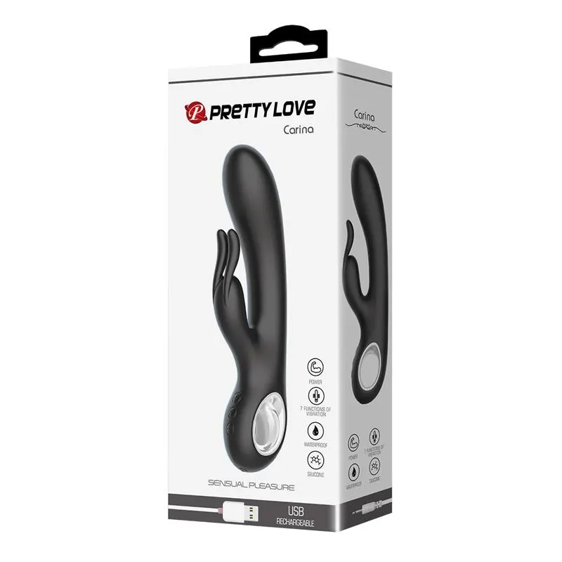 Carina Vibrador Rabbit con Función Memoria · PRETTYLOVE · Vibradores — photo 8