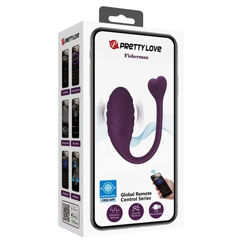 Fisherman Huevo Vibrador con APP · PRETTYLOVE · Huevos y Balas Vibradoras — Foto 19