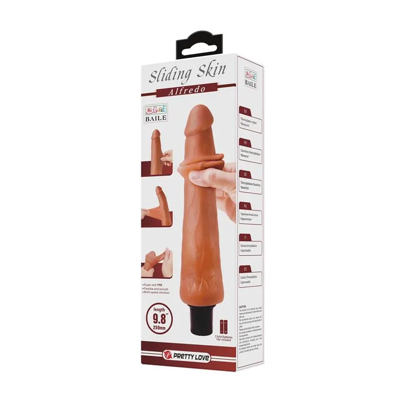 Alfredo Dildo con Piel Retractil 9,8 · PRETTYLOVE · Dildos — Foto 9
