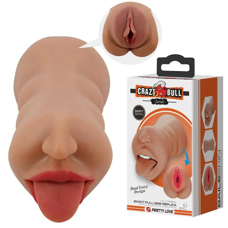 Sarah Masturbador Vagina y Boca · CRAZY BULL · Bocas y Manos