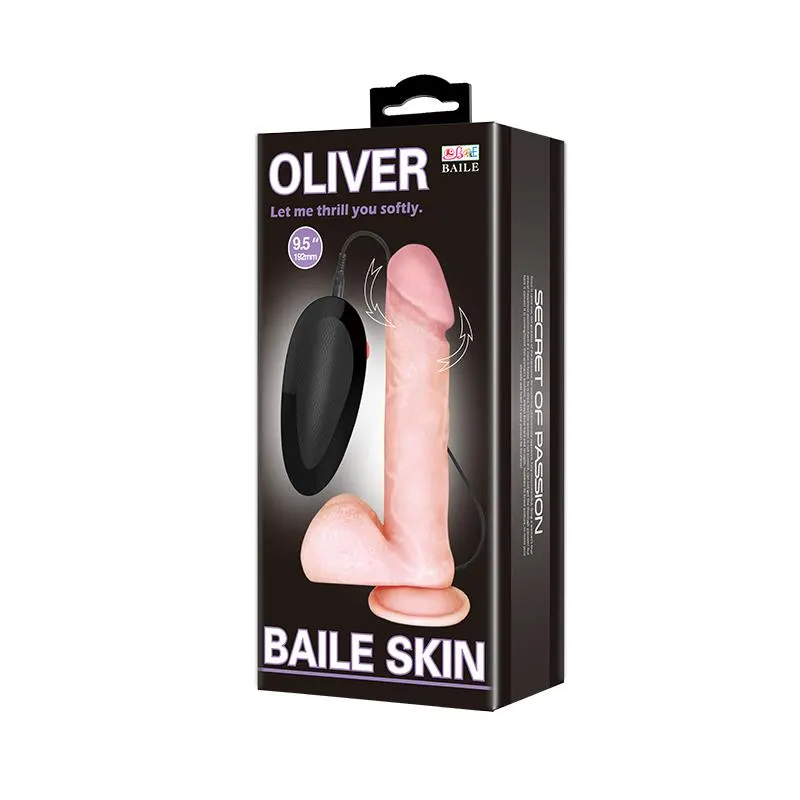 Oliver Dildo Realista con Vibración y Rotación Control Remoto · BAILE · Dildos — photo 8