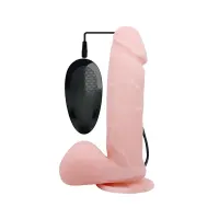 Oliver Dildo Realista con Vibración y Rotación Control Remoto · BAILE · Dildos