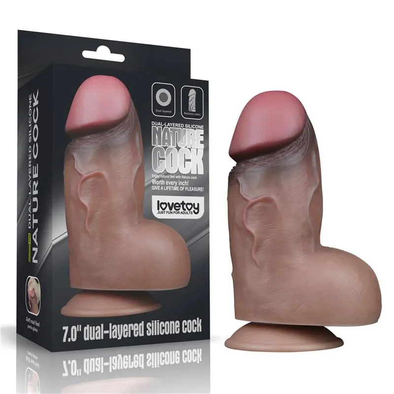 Dildo Doble Capa Silicona Platinum 7 · LOVETOY · Dildos — Foto 10