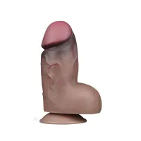 Dildo Doble Capa Silicona Platinum 7 · LOVETOY · Dildos