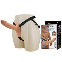 London Arnés Universal con Dildo Hueco 6.6 · PRETTYLOVE · Anillos para el Pene