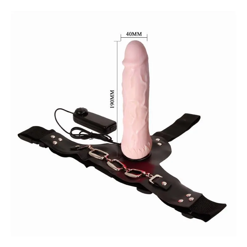 Baile Arnés con Dildo Vibrador Natural 18.5 cm · BAILE · Dildos — Foto 5