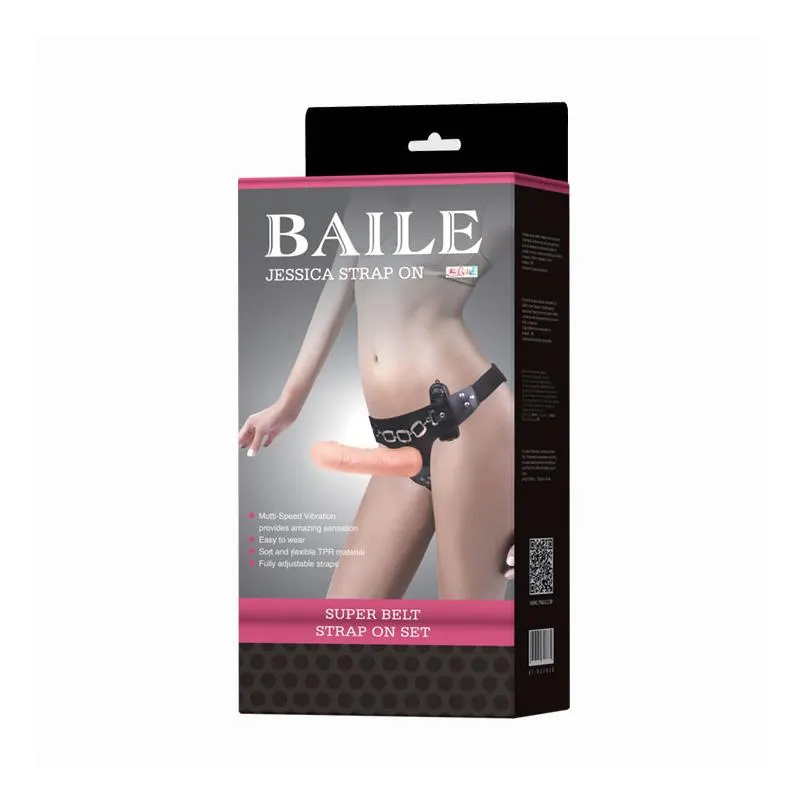 Baile Arnés con Dildo Vibrador Natural 18.5 cm · BAILE · Dildos — Foto 8