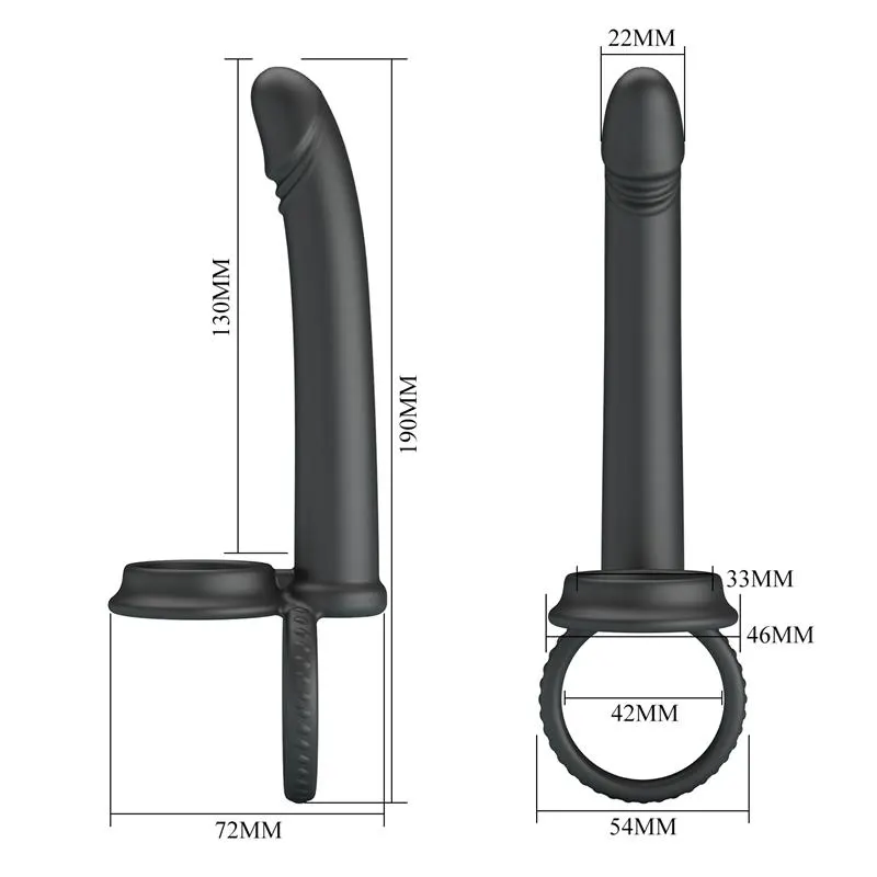 Moses Plug Anal con Anillo para el Pene · PRETTYLOVE · Anal — Foto 8