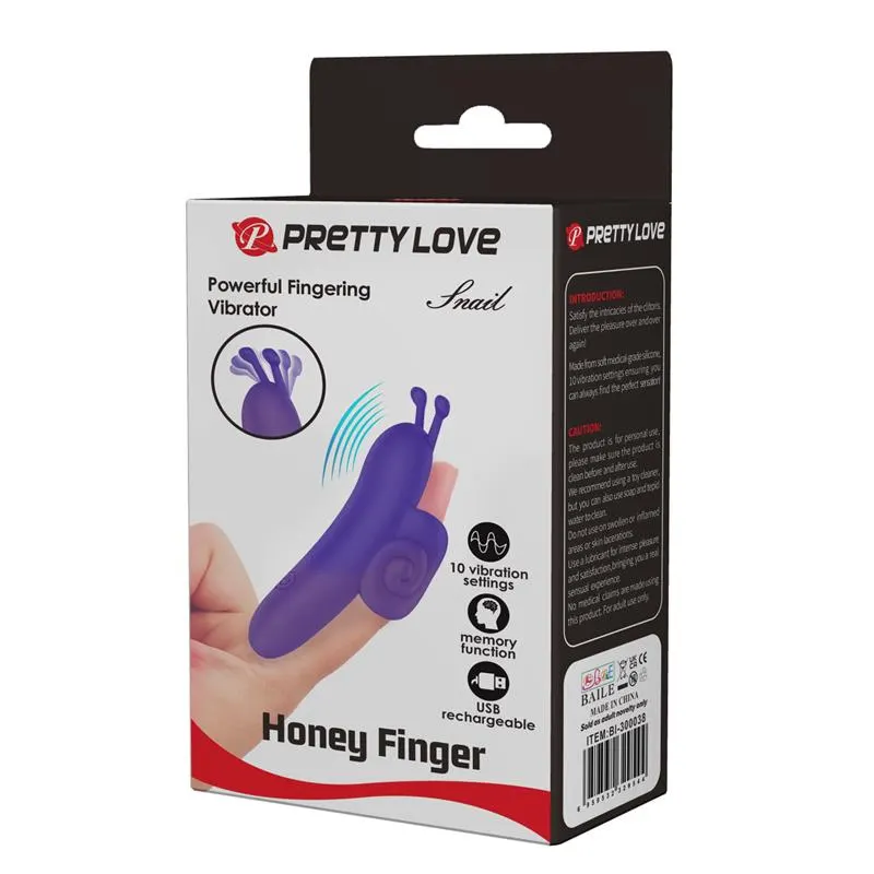 Vibrador para el Dedo Snail · PRETTYLOVE · Estimuladores de Clítoris — foto 10