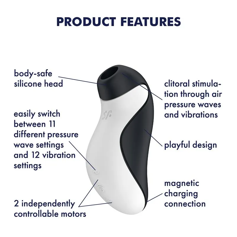 Orca Succionador de Clítoris Double Air Pulse · SATISFYER · Estimuladores de Clítoris — foto 6