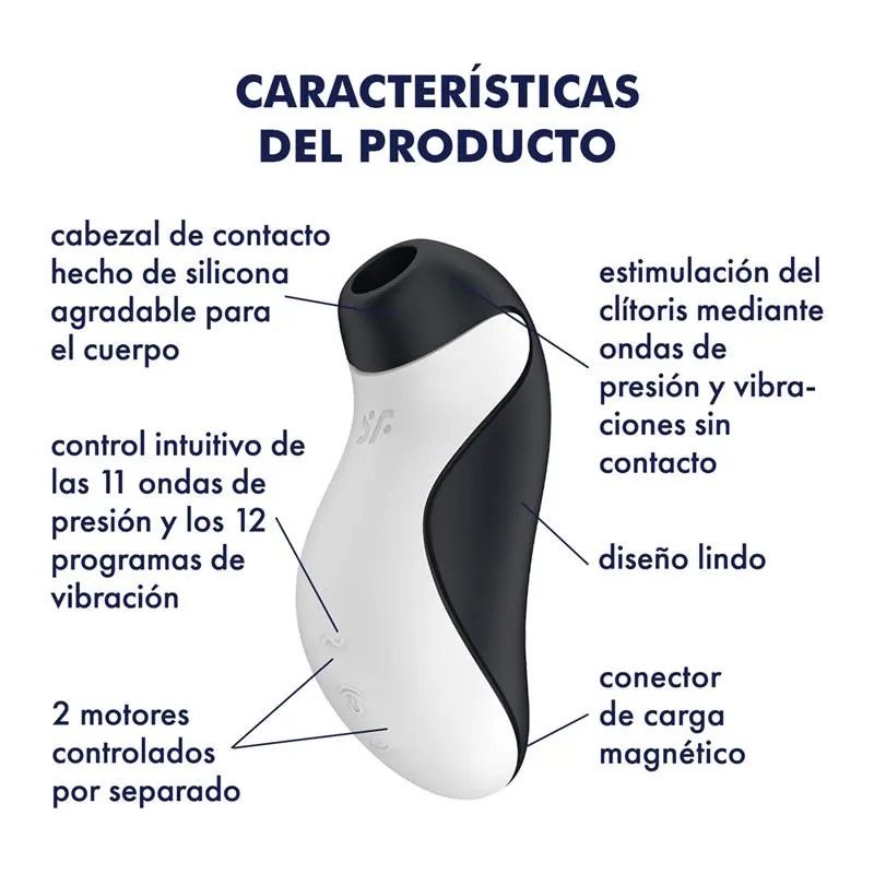 Orca Succionador de Clítoris Double Air Pulse · SATISFYER · Estimuladores de Clítoris — foto 7