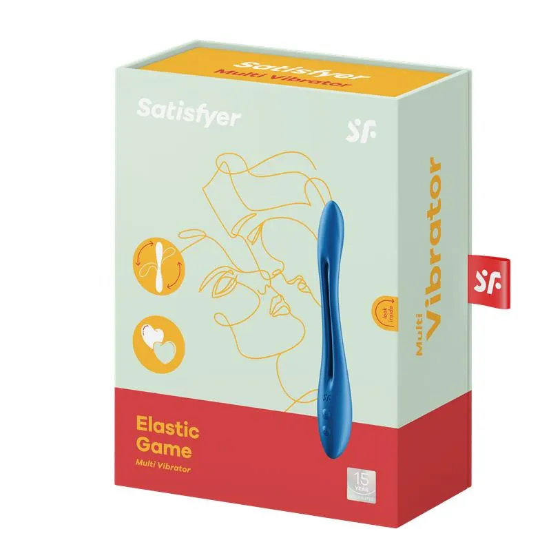 Elastic Game Estimulador Flexible Azul · SATISFYER · Estimuladores de Clítoris — Foto 8