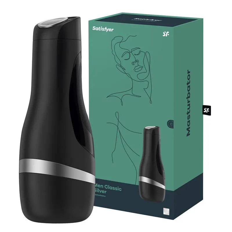 Men Classic Plata · SATISFYER · Masturbadores Él