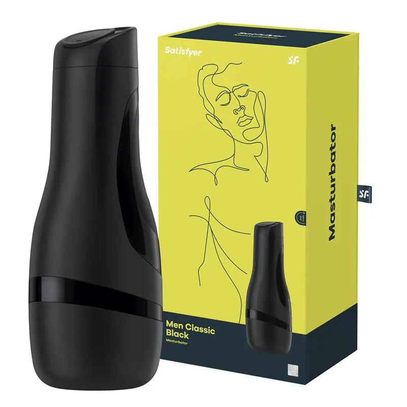 Men Classic Negro · SATISFYER · Masturbadores Él
