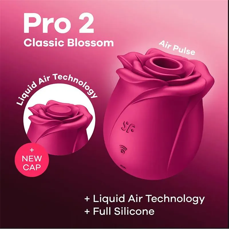 Pro 2 Classic Blossom Succionador · SATISFYER · Estimuladores de Clítoris