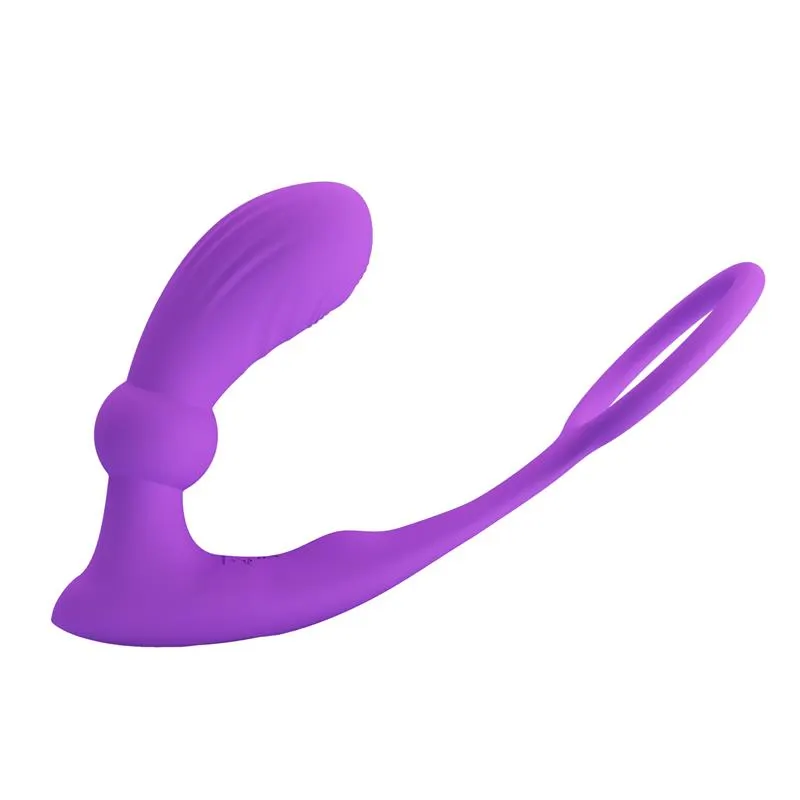 Warren Plug Anal y Anillo para el Pene con Vibración y Pulsación a Control Remoto · PRETTYLOVE · Anal — Foto 3