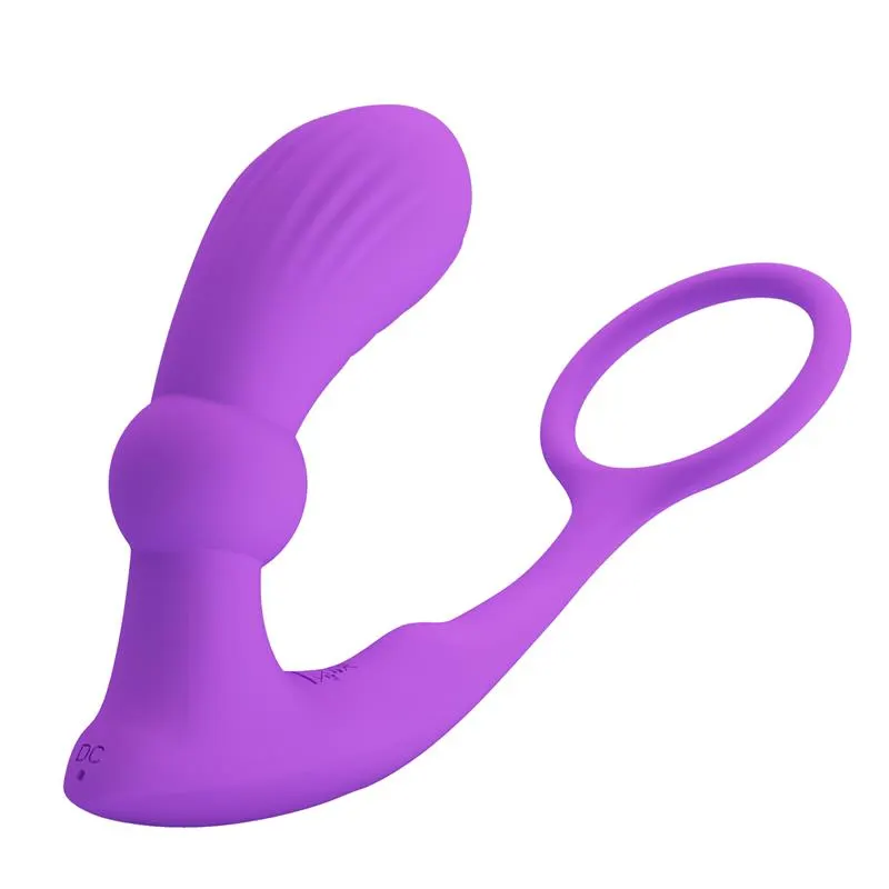 Warren Plug Anal y Anillo para el Pene con Vibración y Pulsación a Control Remoto · PRETTYLOVE · Anal — Foto 4
