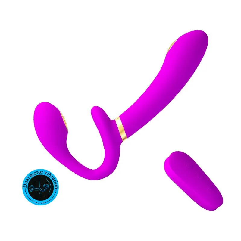 Thunderbird Vibrador para Parejas sin Arnés con Control Remoto · PRETTYLOVE · Estimuladores de Clítoris — Foto 4