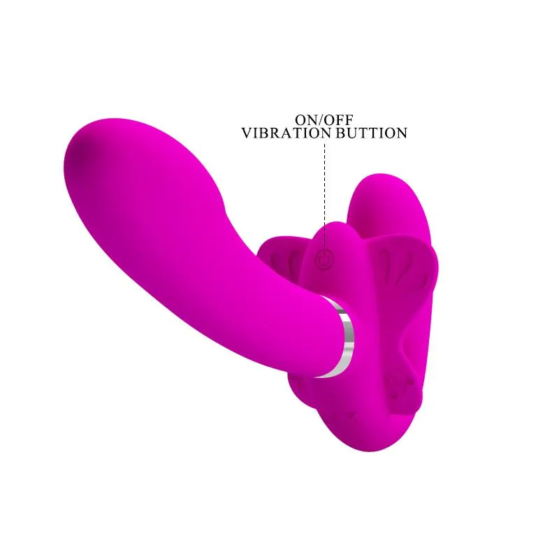 Valerie Vibrador para Parejas sin Arnés USB · PRETTYLOVE · Estimuladores de Clítoris — Foto 5