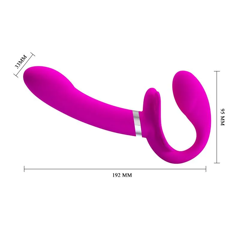 Valerie Vibrador para Parejas sin Arnés USB · PRETTYLOVE · Estimuladores de Clítoris — Foto 6