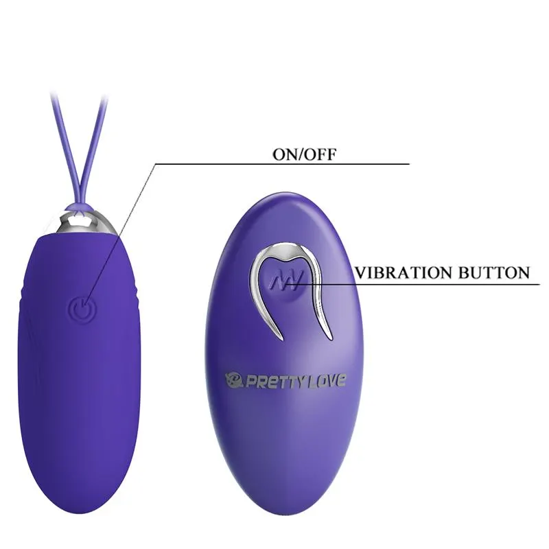 Jenny Youth Huevo Vibrador con Control Remoto · PRETTYLOVE · Huevos y Balas Vibradoras — Foto 9