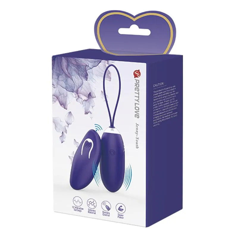 Jenny Youth Huevo Vibrador con Control Remoto · PRETTYLOVE · Huevos y Balas Vibradoras — Foto 10