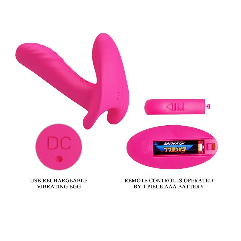 Estimulador para Parejas control Remoto USB · PRETTYLOVE · Estimuladores de Clítoris — Foto 9