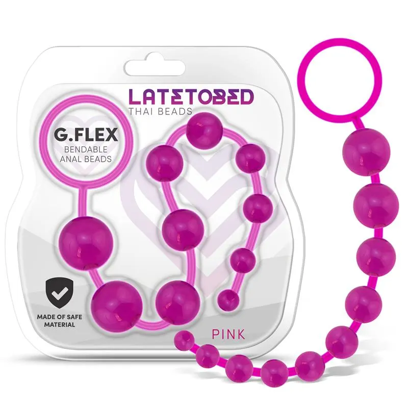 G.Flex Bolas Tailandesas Flexibles Rosa · LATETOBED · Anal