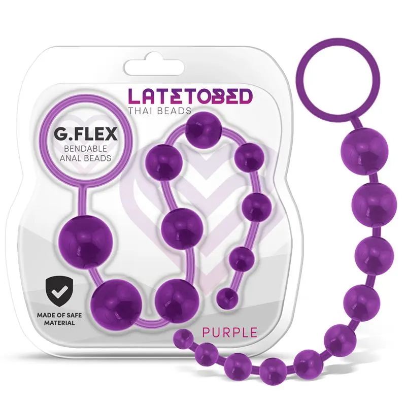 G.Flex Bolas Tailandesas Flexibles Púrpura · LATETOBED · Anal