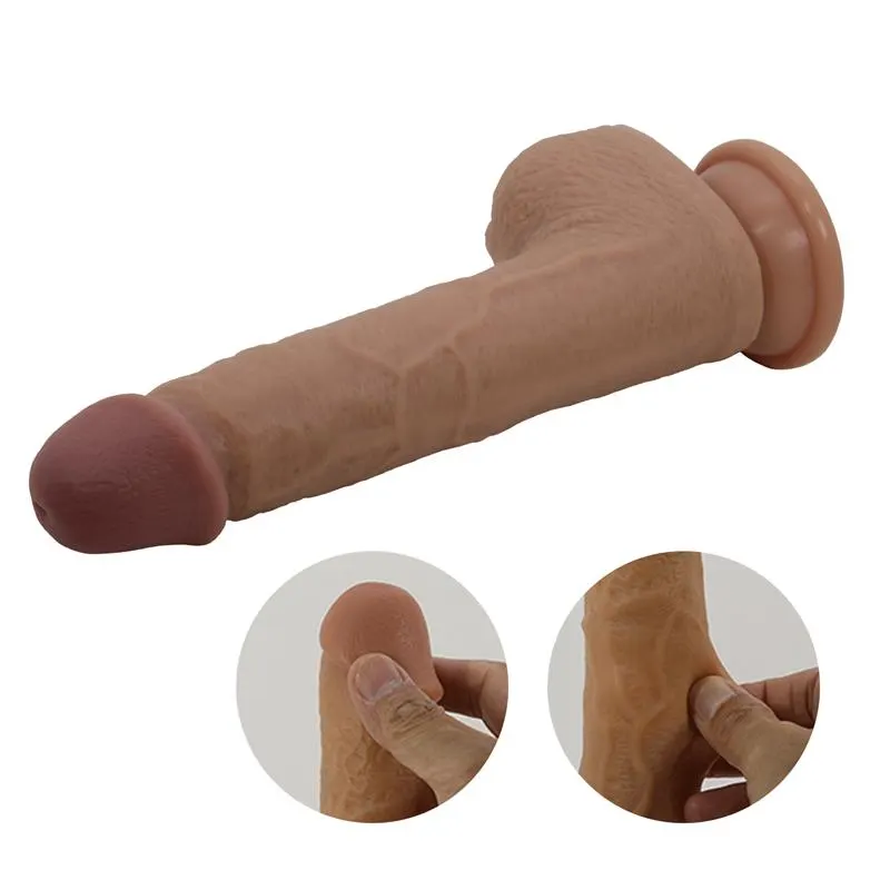 Tommy Dildo Realista con Vibración y Thrusting con Contorl Remoto · PRETTYLOVE · Vibradores — Foto 4