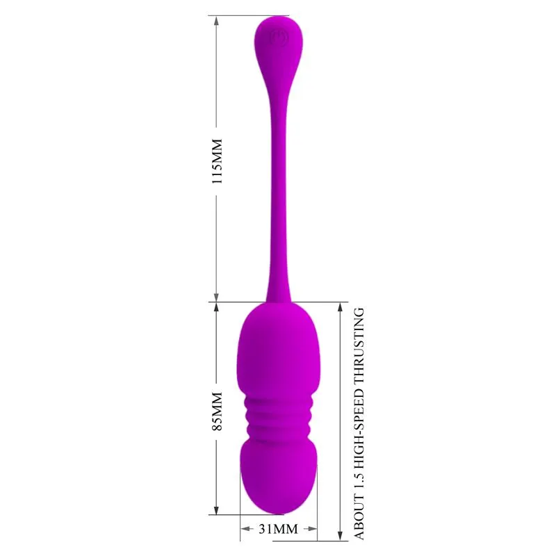 Callie Huevo Vibrador con Movimiento Thursting · PRETTYLOVE · Huevos y Balas Vibradoras — Foto 5