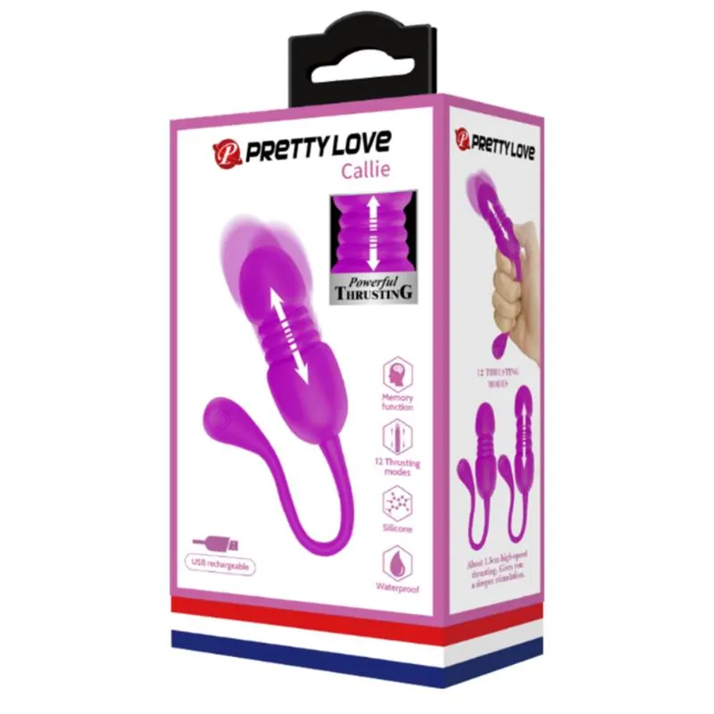 Callie Huevo Vibrador con Movimiento Thursting · PRETTYLOVE · Huevos y Balas Vibradoras — Foto 6