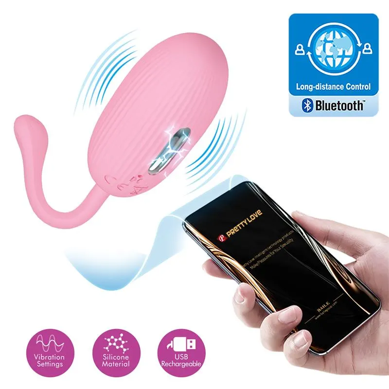 Doreen Huevo Vibrador con Electro Shock y APP · PRETTYLOVE · Huevos y Balas Vibradoras