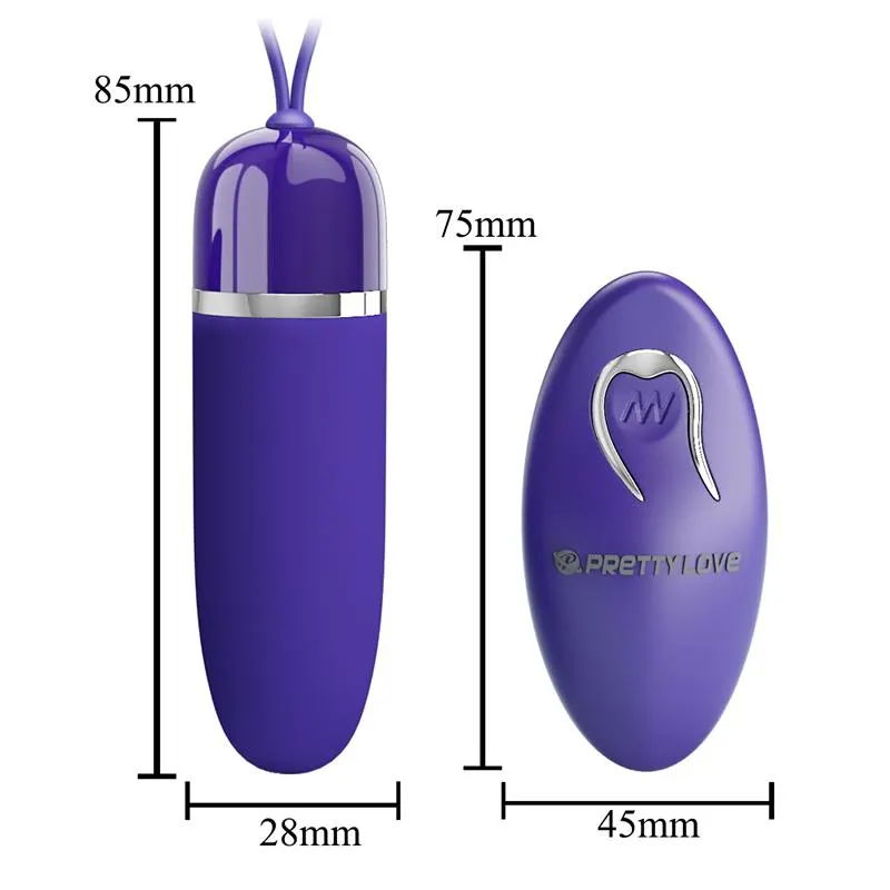 Darlene Youth Huevo Vibrador con Control Remoto · PRETTYLOVE · Huevos y Balas Vibradoras — Foto 6