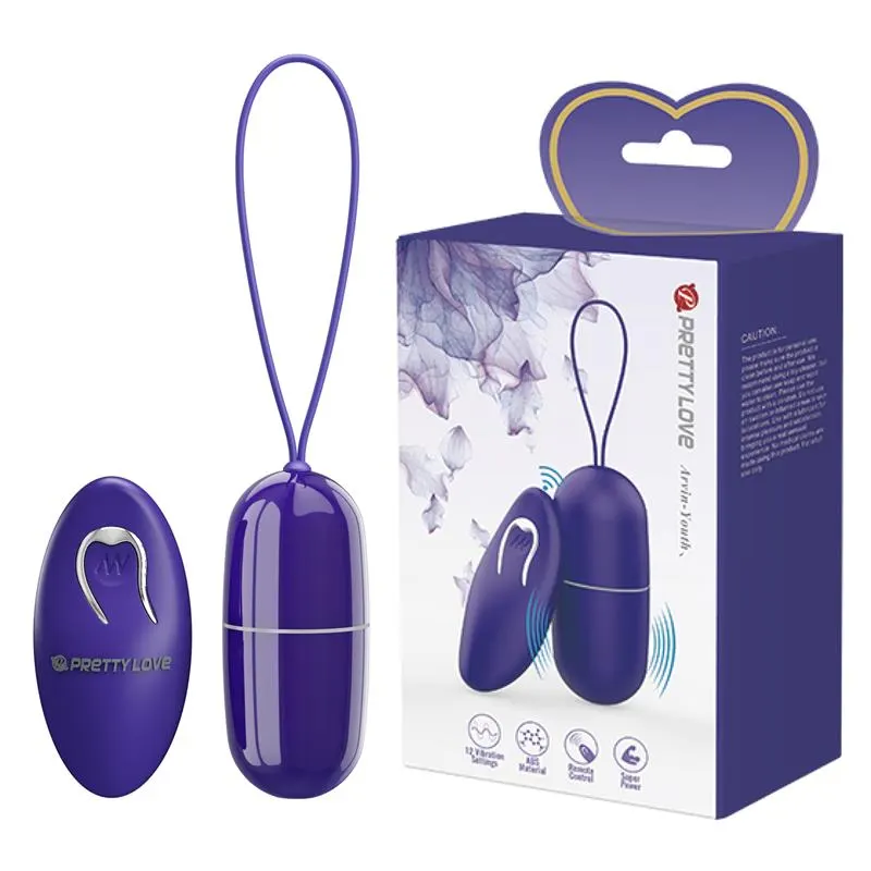 Arvin Youth Huevo Vibrador con Control Remoto · PRETTYLOVE · Huevos y Balas Vibradoras