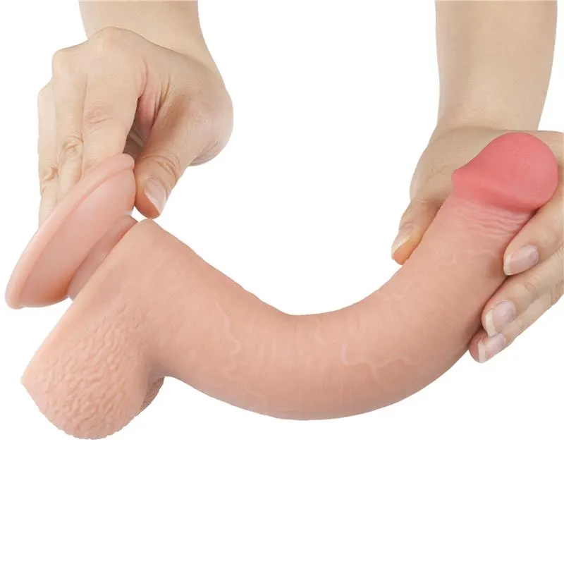 Dildo Dual Density Piel Deslizante Retractil 9 · LOVETOY · Dildos — photo 2