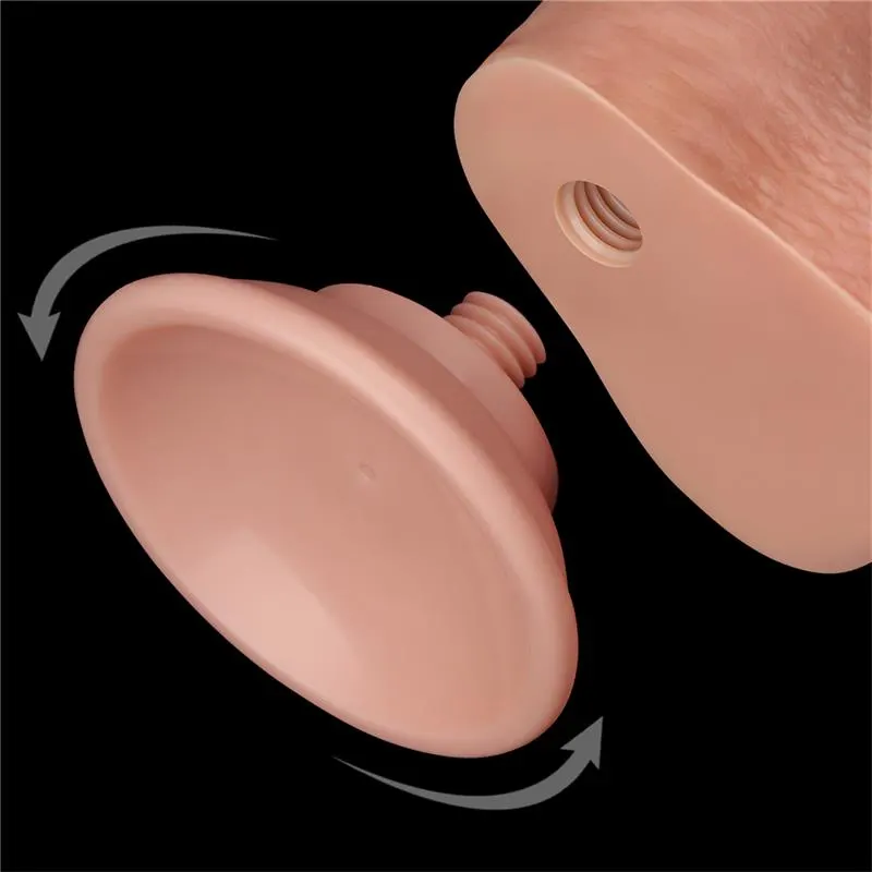 Dildo Dual Density Piel Deslizante Retractil 9 · LOVETOY · Dildos — photo 9