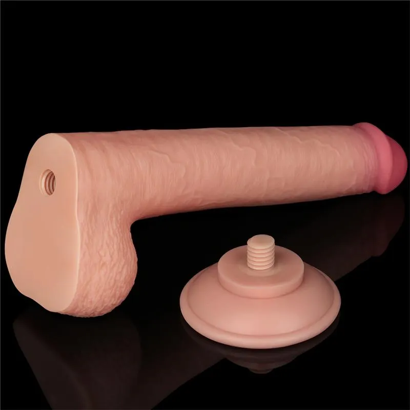 Dildo Dual Density Piel Deslizante Retractil 9 · LOVETOY · Dildos — photo 10
