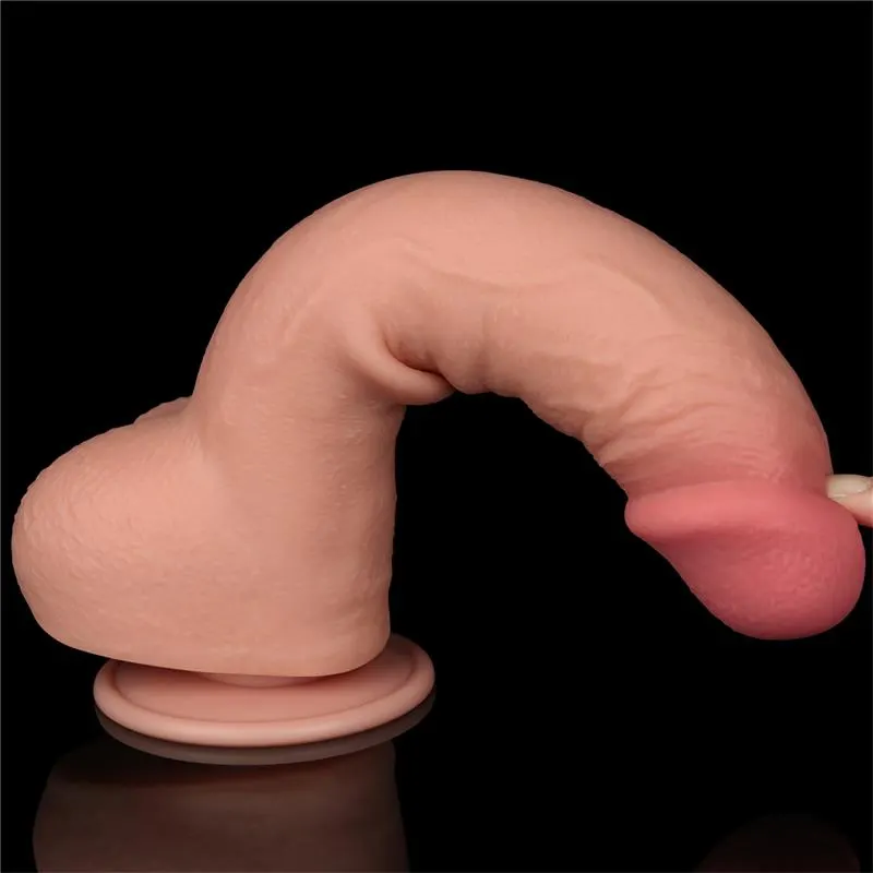 Dildo Dual Density Piel Deslizante Retractil 9.5 · LOVETOY · Dildos — photo 4