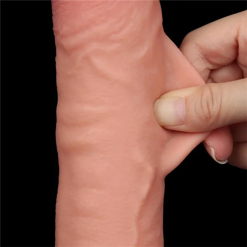 Dildo Dual Density Piel Deslizante Retractil 9.5 · LOVETOY · Dildos — photo 5