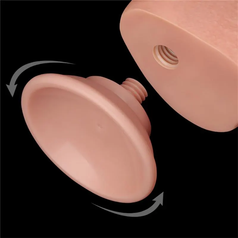 Dildo Dual Density Piel Deslizante Retractil 9.5 · LOVETOY · Dildos — photo 9